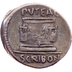 L. Scribonius Libo, Denarius 62 BC, Rome
