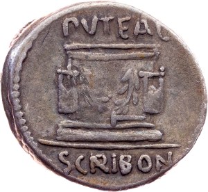 L. Scribonius Libo, Denarius 62 BC, Rome