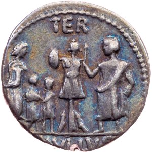 L. Aemilius Lepidus Paullus, Denarius 62 BC, Rome