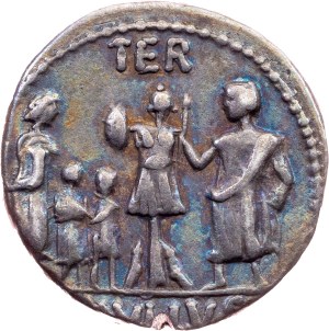 L. Aemilius Lepidus Paullus, Denarius 62 BC, Rome
