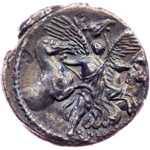 A. Plautius, Denarius 55 BC, Rome