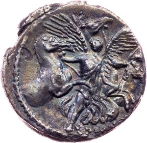 A. Plautius, Denarius 55 BC, Rome