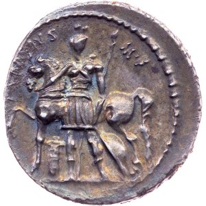 P. Licinius Crassus, Denarius 55 BC, time of J. Caesar, Rome