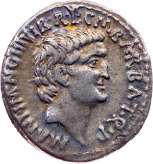 Marcus Antonius and Augustus, Denarius 48-30 BC, Rome