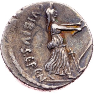 C. Vibius Pansa Caetronianus, Denarius 48 BC, Rome