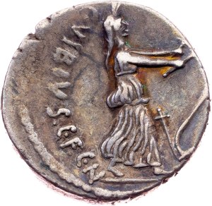 C. Vibius Pansa Caetronianus, Denarius 48 BC, Rome