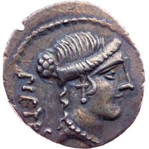 Albinus Bruti f., Denarius 48 BC, Rome