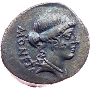 T. Carisius, Denarius 46 BC, Rome