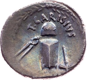 T. Carisius, Denarius 46 BC, Rome