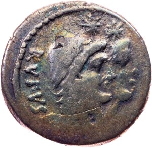 Mn. Cordius Rufus, Denarius 46 BC, Rome