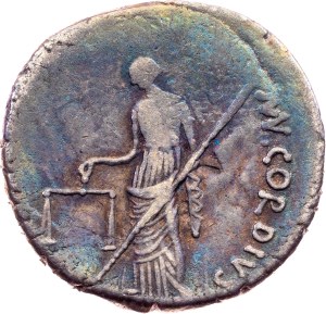 Mn. Cordius Rufus, Denarius 46 BC, Rome