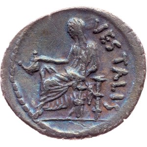 C. Clodius C.f. Vestalis, Denarius 41 BC, Rome