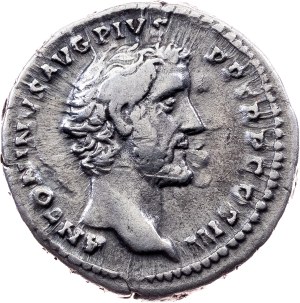 Antoninus Pius with Marcus Aurelius, Denarius 138-161, Rome