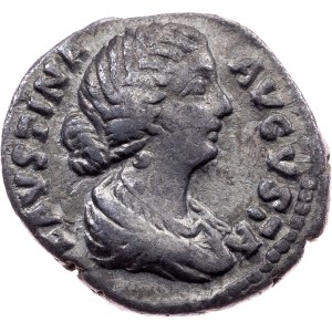 Faustina II., wife of Marcus Aurelius, Denarius 175, Rome