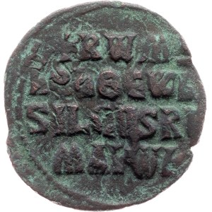 Constantine VII. and Romanus I., Follis 913-959, Constantinople