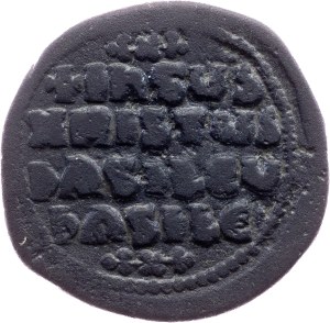 Basil II. and Constantine VIII., Anon. Follis, Class A2 976-1025, Constantinople
