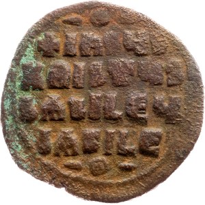 Basil II. and Constantine VIII., Anon. Follis, Class A2 976-1025, Constantinople