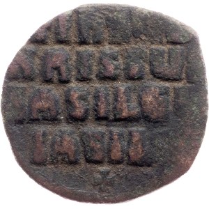 Basil II. and Constantine VIII., Anon. Follis, Class A3 976-1025, Constantinople