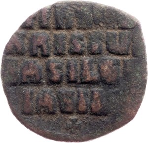 Basil II. and Constantine VIII., Anon. Follis, Class A3 976-1025, Constantinople
