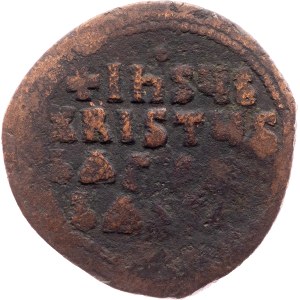 Basil II. and Constantine VIII., Anon. Follis, Class A3 976-1025, Constantinople
