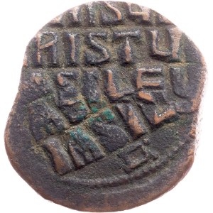 Basil II. and Constantine VIII., Anon. Follis, Class A2 976-1025, Constantinople