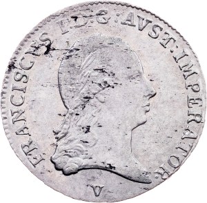Franz I. (II.), 3 Kreuzer 1815, V, Venezia