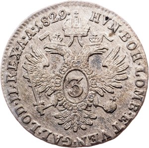 Franz I. (II.), 3 Kreuzer 1829, A, Vienna