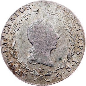 Franz I. (II.), 5 Kreuzer 1820, V, Venezia