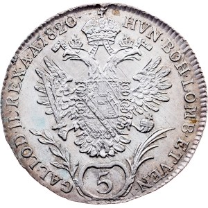 Franz I. (II.), 5 Kreuzer 1820, B, Kremnitz