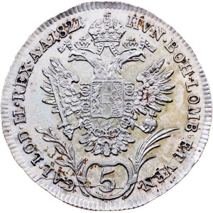 Franz I. (II.), 5 Kreuzer 1821, A, Vienna