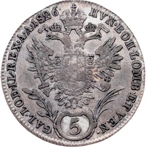 Franz I. (II.), 5 Kreuzer 1826, A, Vienna