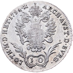 Franz I. (II.), 10 Kreuzer 1794, B, Kremnitz