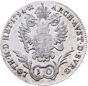 Franz I. (II.), 10 Kreuzer 1794, B, Kremnitz