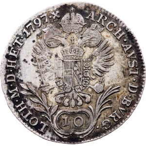 Franz I. (II.), 10 Kreuzer 1797, E, Karlsburg