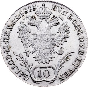 Franz I. (II.), 10 Kreuzer 1823, A, Vienna