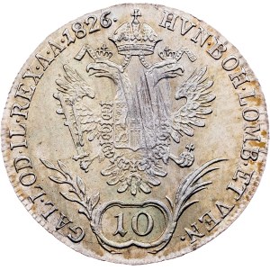 Franz I. (II.), 10 Kreuzer 1826, A, Vienna