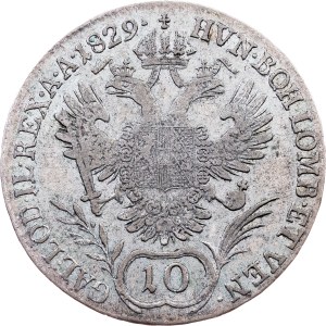 Franz I. (II.), 10 Kreuzer 1829, E, Karlsburg