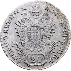 Franz I. (II.), 20 Kreuzer 1793, E, Karlsburg