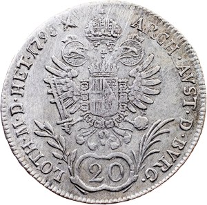 Franz I. (II.), 20 Kreuzer 1793, E, Karlsburg