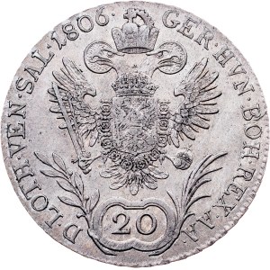 Franz I. (II.), 20 Kreuzer 1806, D, Salzburg