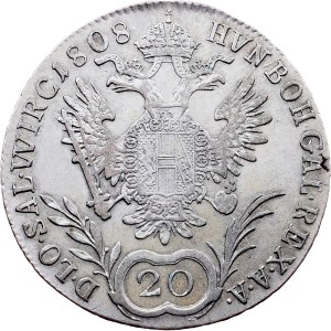 Franz I. (II.), 20 Kreuzer 1808, C, Prague