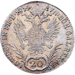 Franz I. (II.), 20 Kreuzer 1814, E, Karlsburg