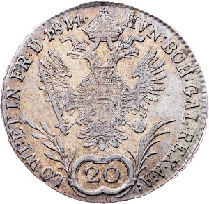 Franz I. (II.), 20 Kreuzer 1814, E, Karlsburg
