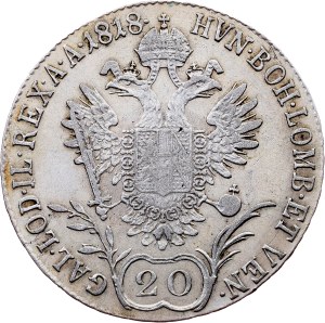 Franz I. (II.), 20 Kreuzer 1818, V, Venezia