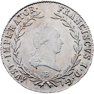 Franz I. (II.), 20 Kreuzer 1821, B, Kremnitz