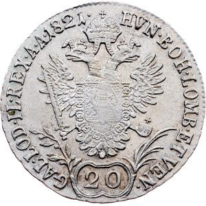 Franz I. (II.), 20 Kreuzer 1821, B, Kremnitz