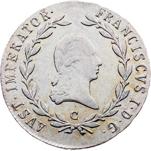 Franz I. (II.), 20 Kreuzer 1821, C, Prague