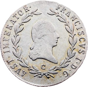Franz I. (II.), 20 Kreuzer 1821, C, Prague