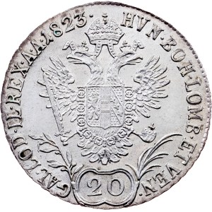 Franz I. (II.), 20 Kreuzer 1823, B, Kremnitz
