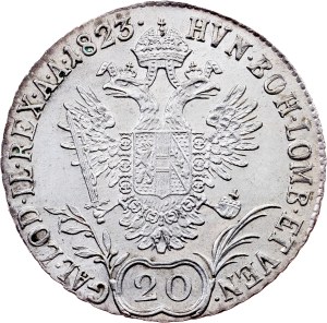 Franz I. (II.), 20 Kreuzer 1823, B, Kremnitz